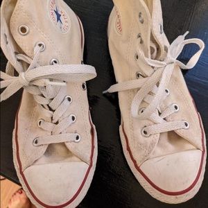 White high top converse